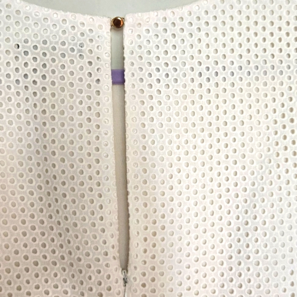 J. Crew White Eyelet Midi Dress - Picture 5 of 7